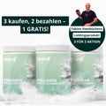 Drei grün-weiße brandl kollagen pulver behälter mit spritzdesign im angebot2 produktbild