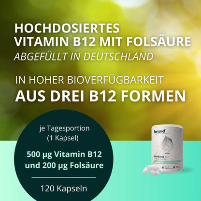 Vitamin B12 mit Folsäure Kapseln