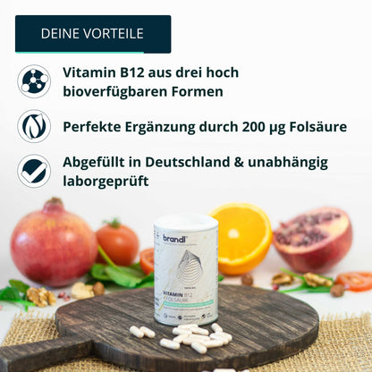 Vitamin B12 mit Folsäure Kapseln