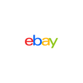 Das bunte eBay-Logo, das die Buchstaben „e“, „b“, „a“ und „y“ in Rot, Blau, Gelb und Grün jeweils.