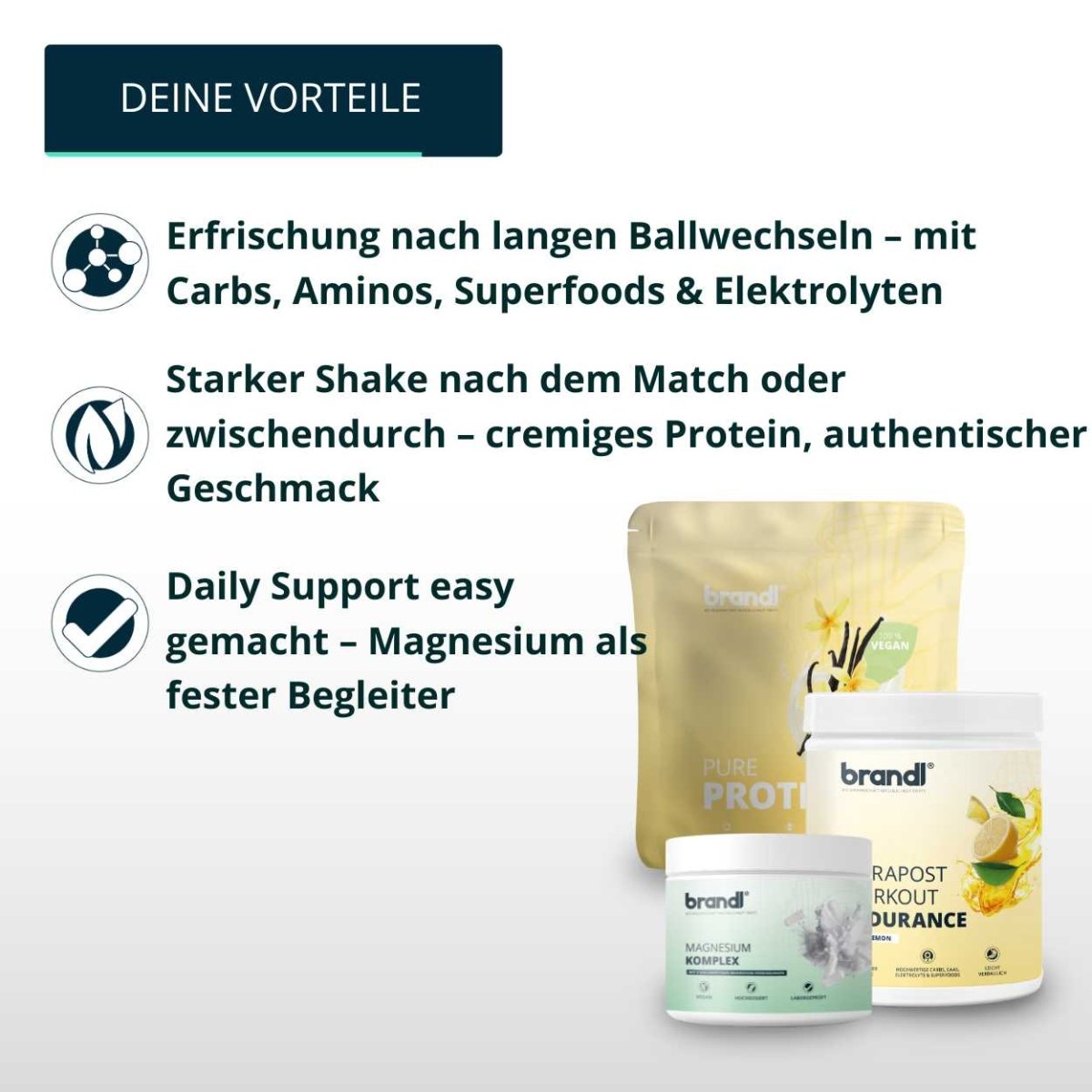 Beachvolleyball - Bundle Vegan - Brandl Nutrition