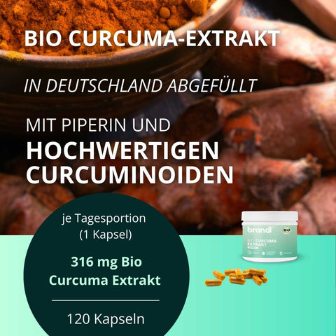 Bio Curcuma Extrakt - Brandl Nutrition