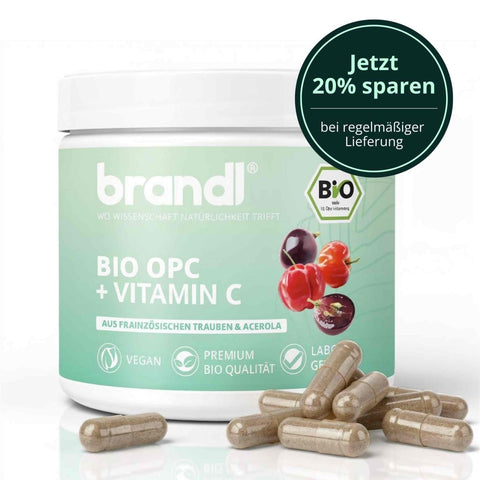 Bio OPC + Vitamin C Kapseln - Brandl Nutrition