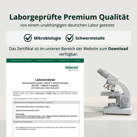 Bio OPC + Vitamin C Kapseln - Brandl Nutrition