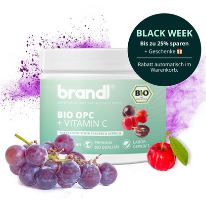 Bio OPC + Vitamin C Kapseln - Brandl Nutrition