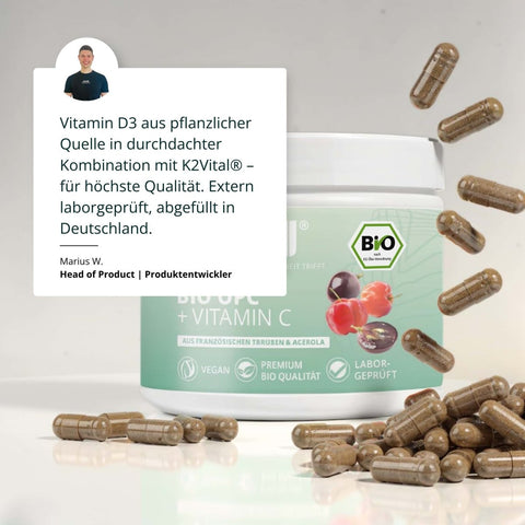 Bio OPC + Vitamin C Kapseln - Brandl Nutrition