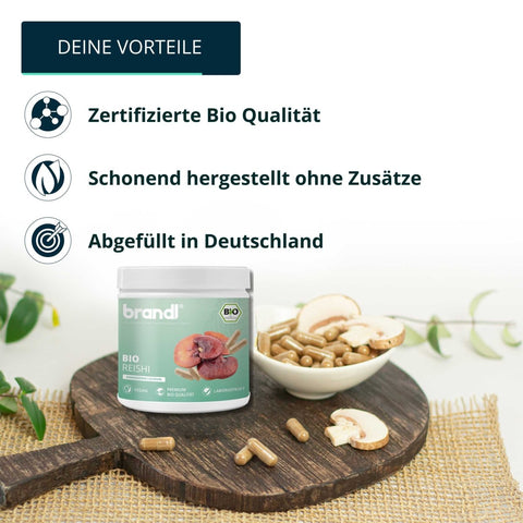 Bio Reishi Kapseln - Brandl Nutrition