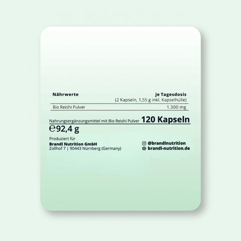 Bio Reishi Kapseln - Brandl Nutrition