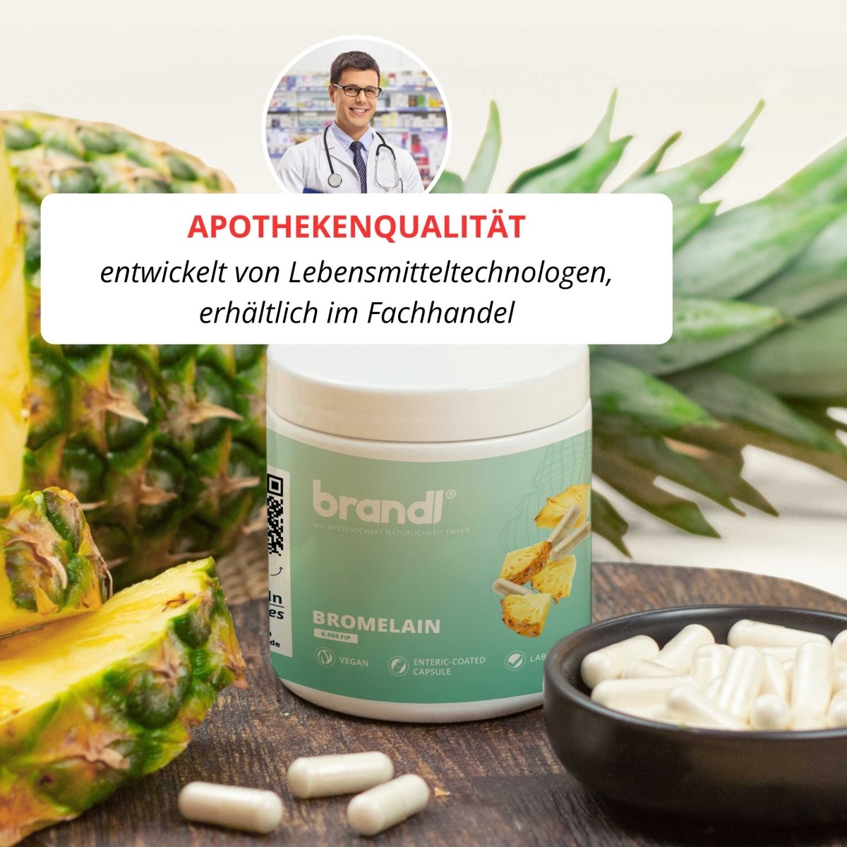 Bromelain Kapseln - Brandl Nutrition