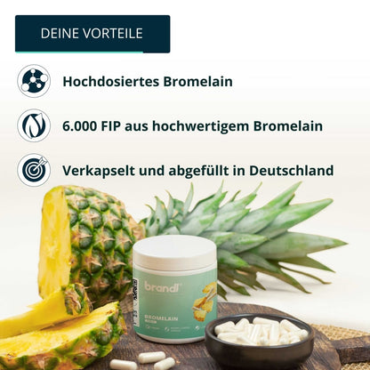 Bromelain Kapseln - Brandl Nutrition