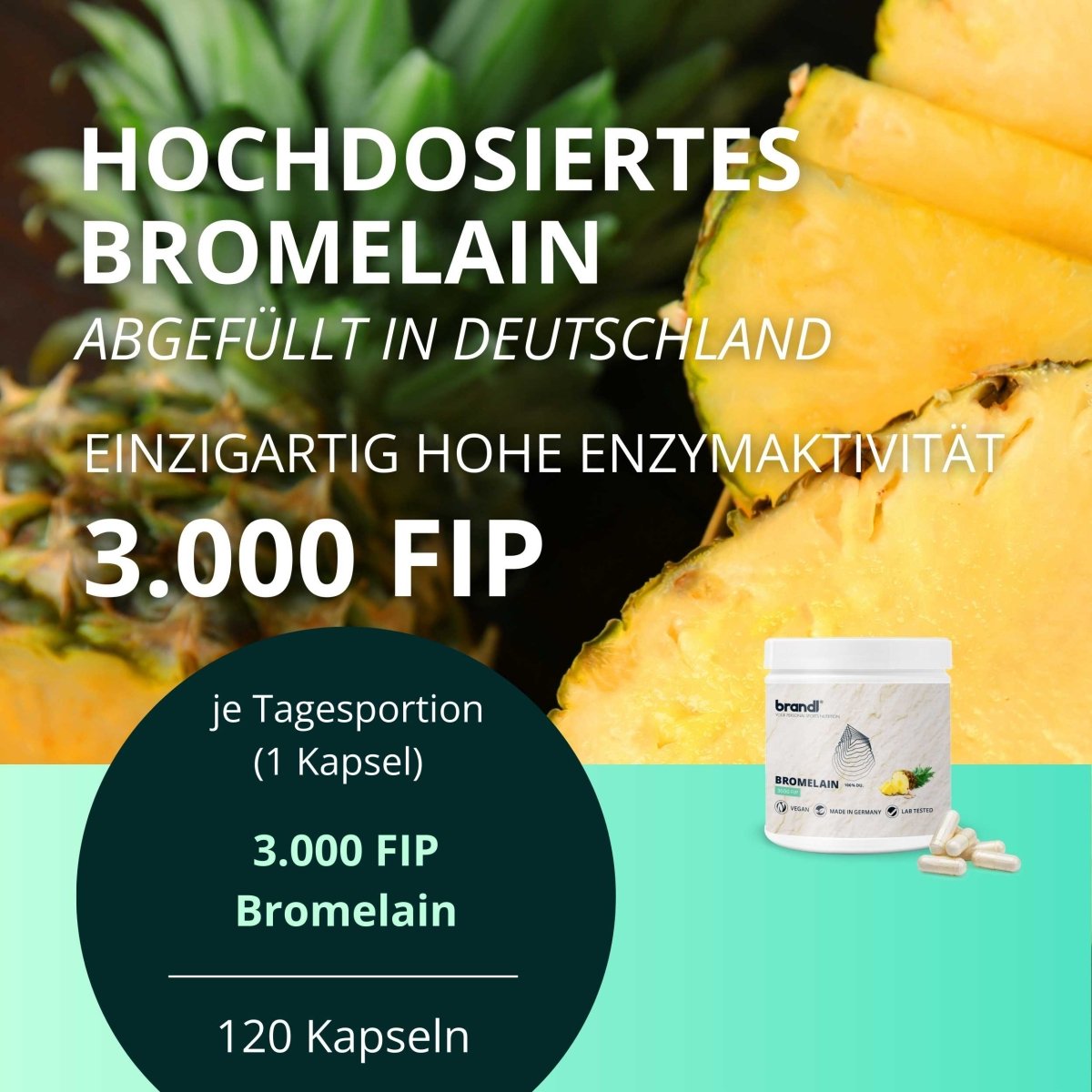 Bromelain Kapseln - Brandl Nutrition