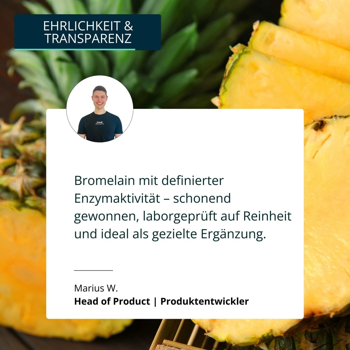 Bromelain Kapseln - Brandl Nutrition