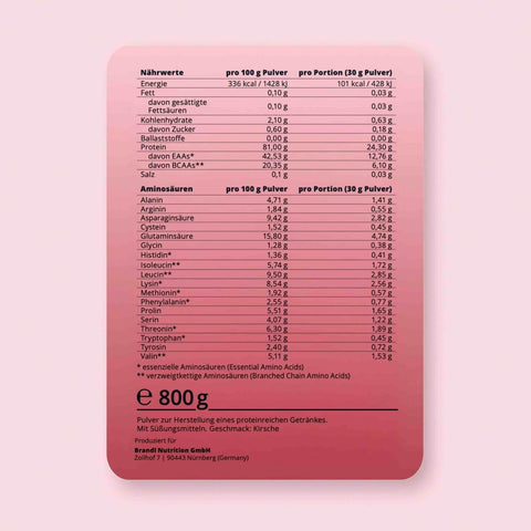 Clear Whey - Brandl Nutrition