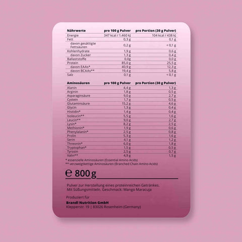 Clear Whey - Brandl Nutrition