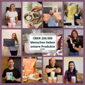 Collage aus Kundenfotos mit brandl Produkten – über 250.000 Menschen lieben unsere Produkte