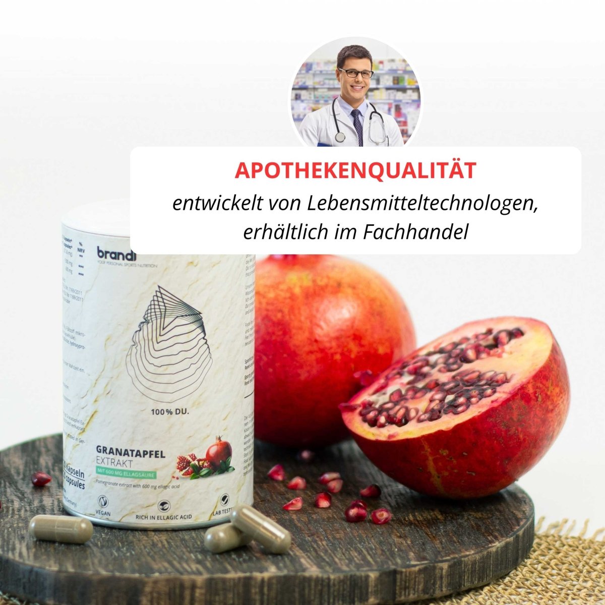 Granatapfel Extrakt Kapseln - Brandl Nutrition