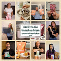 Collage aus Kundenfotos mit brandl Produkten – über 250.000 Menschen lieben unsere Produkte