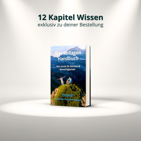 Kollagen Handbuch als Bonus zur Bestellung, Guide zu Reinheit, Bioverfügbarkeit und Anwendung von Kollagen Pulver