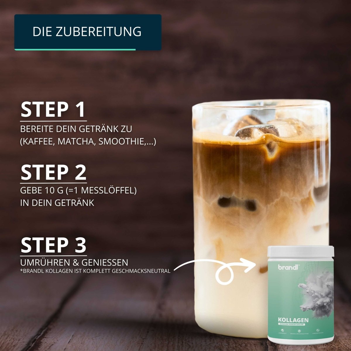 Kollagen Pulver (3 für 2 Angebot) - Brandl Nutrition