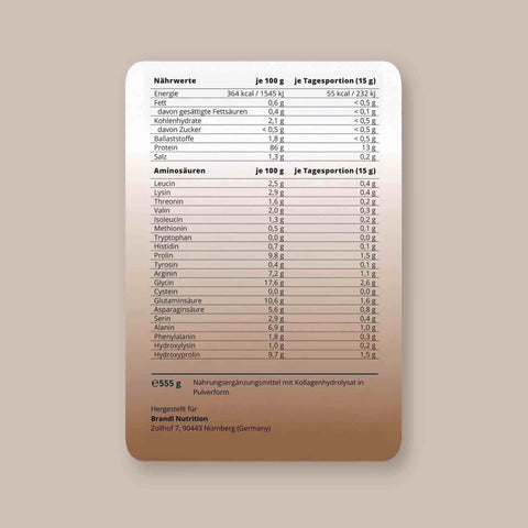 Kollagen Pulver - Brandl Nutrition