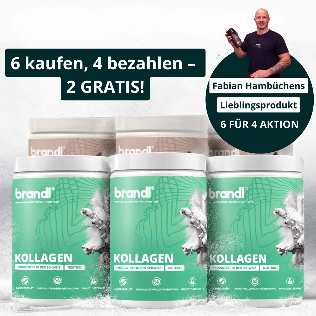Kollagen Pulver (Angebot) - Brandl Nutrition
