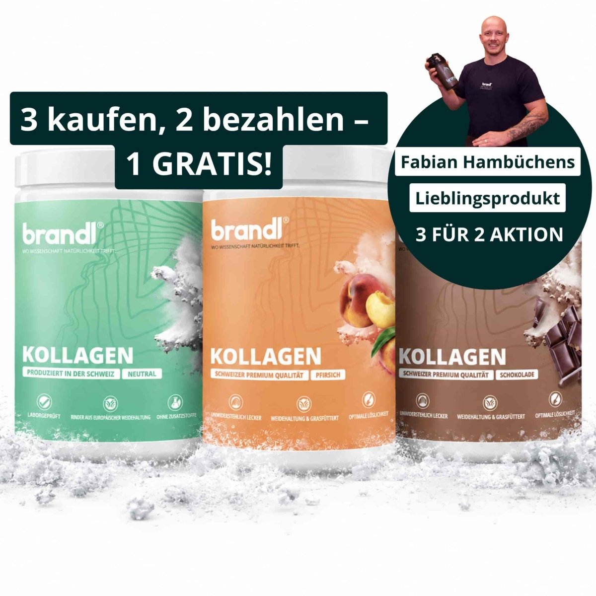 Kollagen Pulver (Angebot) - Brandl Nutrition
