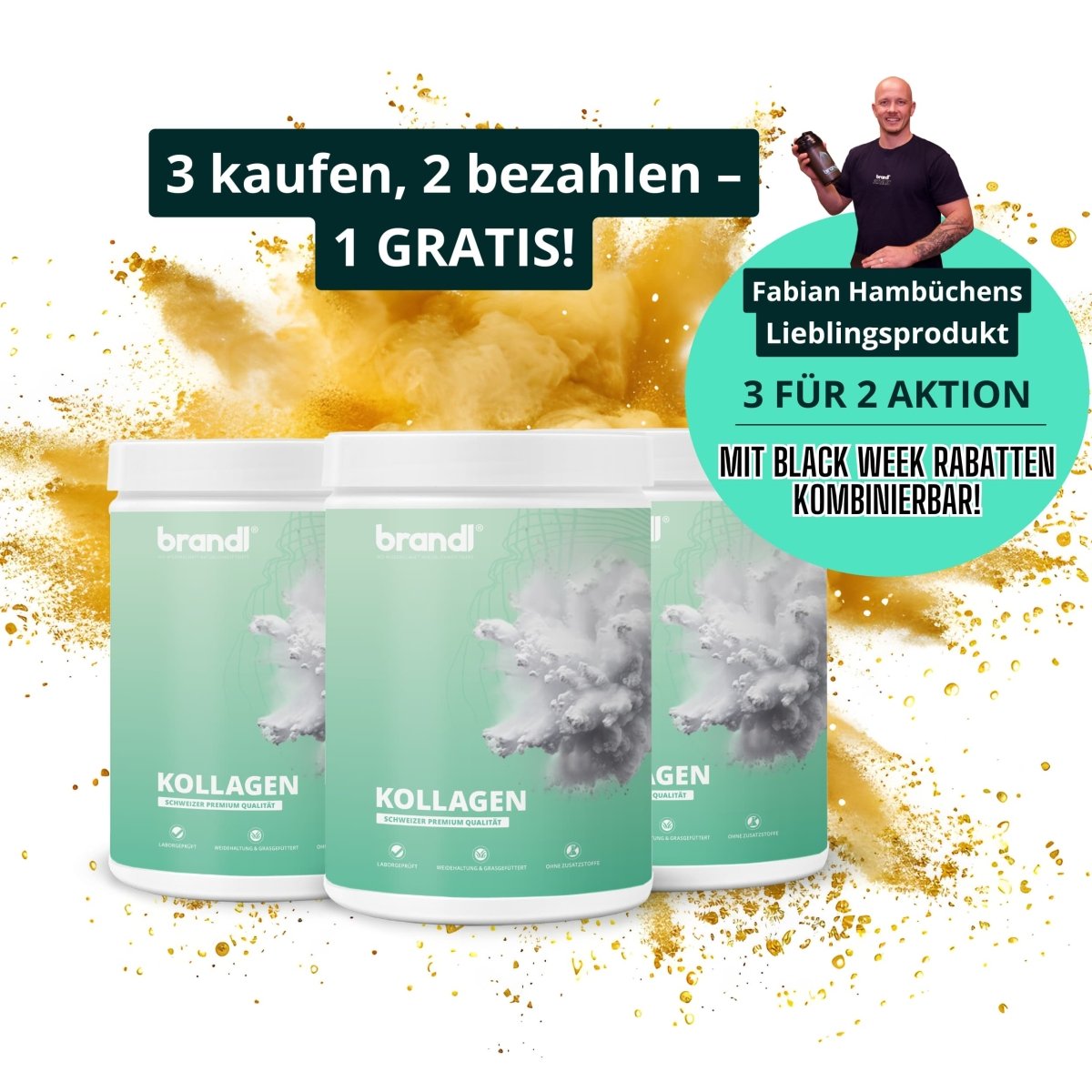 Kollagen Pulver (Angebot) - Brandl Nutrition