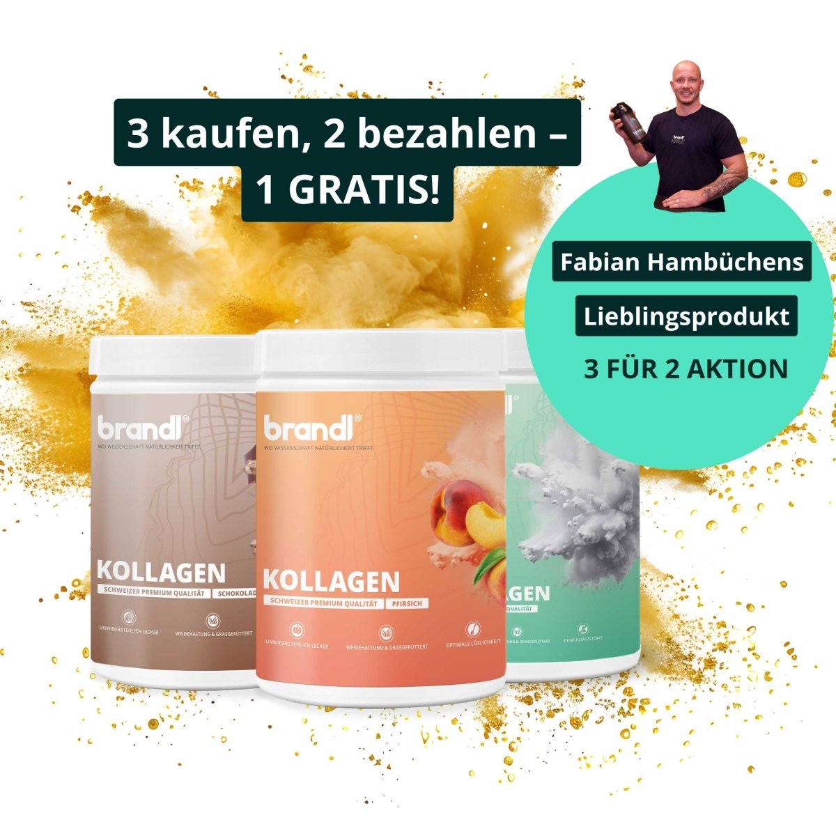 Kollagen Pulver (Angebot) - Brandl Nutrition