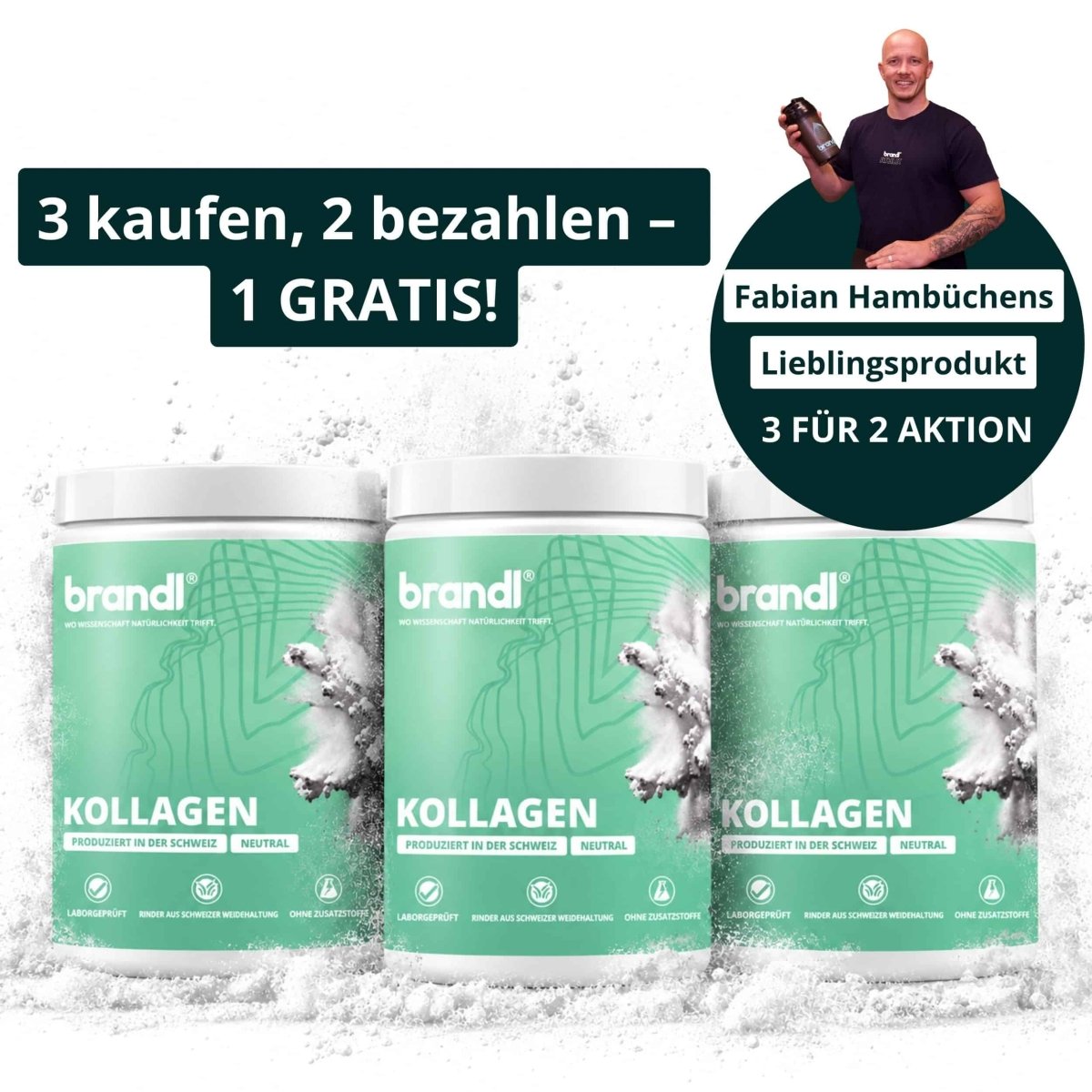 Kollagen Pulver (Angebot) - Brandl Nutrition