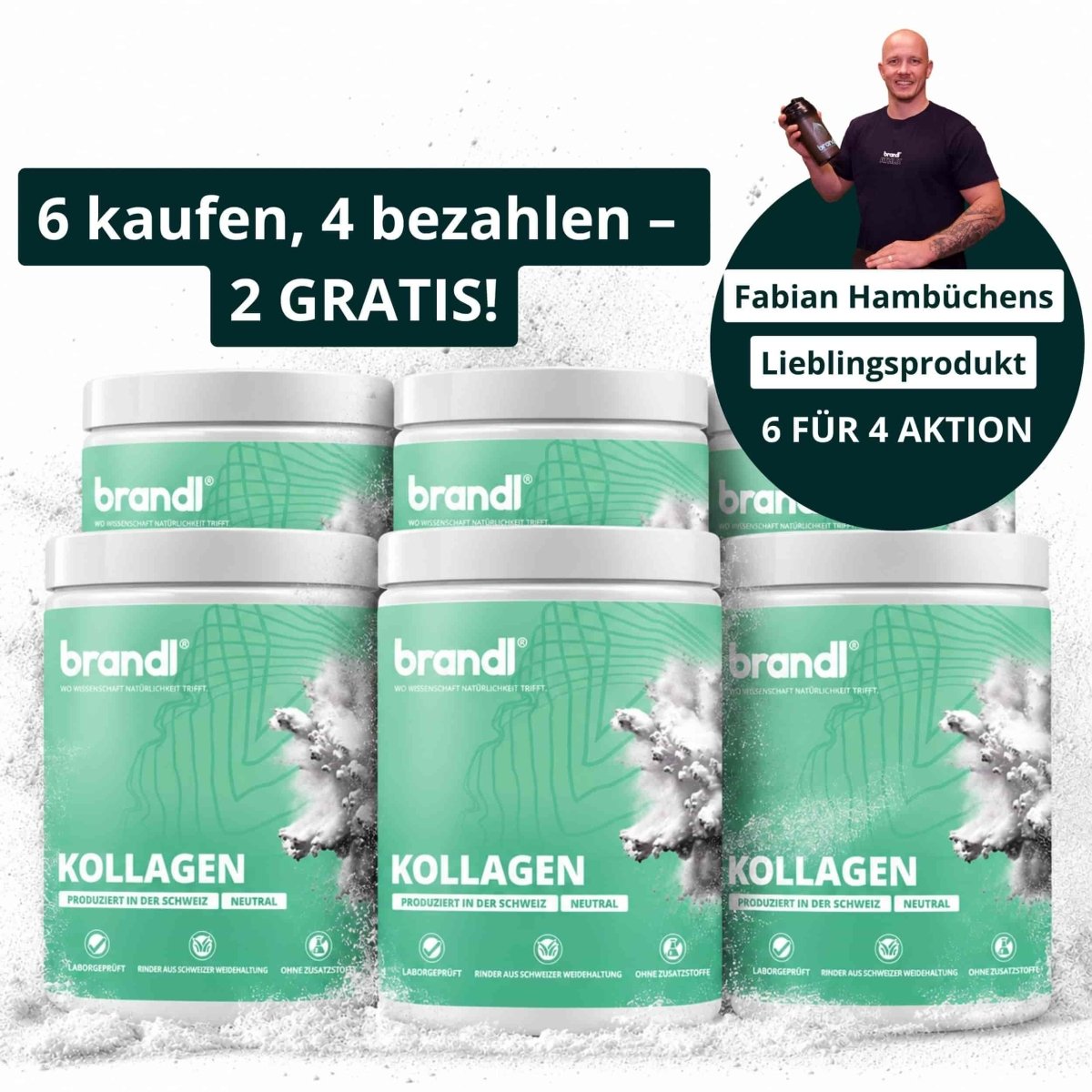Kollagen Pulver (Angebot) - Brandl Nutrition