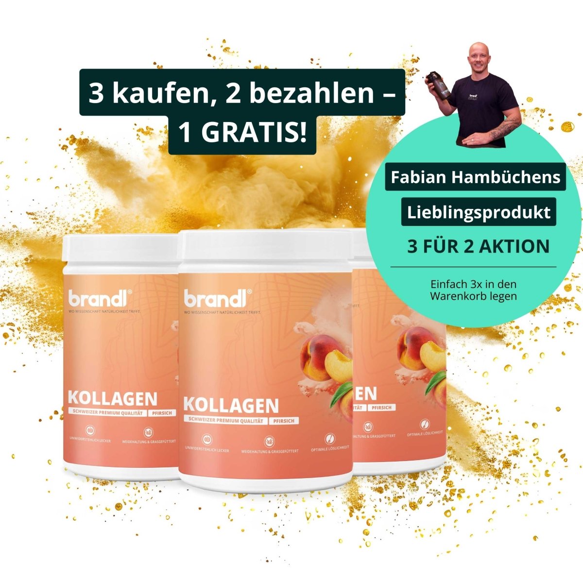 Kollagen Pulver (Angebot) - Brandl Nutrition