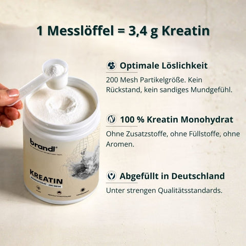 Kreatin Monohydrat - Brandl Nutrition
