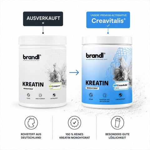 Kreatin Monohydrat (Creapure®) - Brandl Nutrition