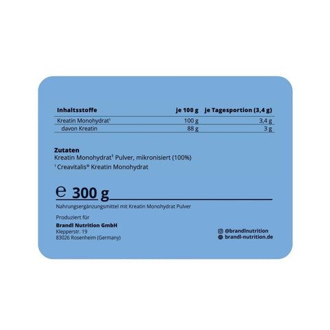 Kreatin Monohydrat (Creavitalis®) - Brandl Nutrition