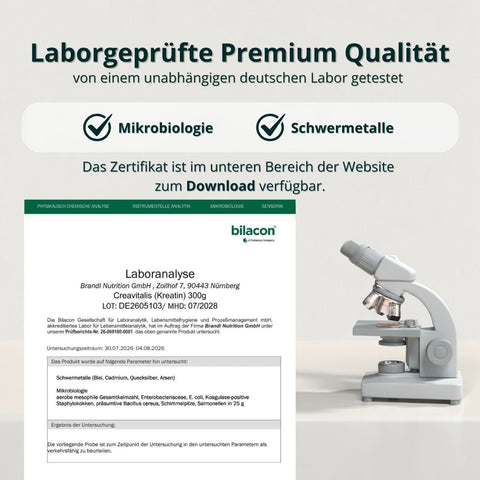 Kreatin Monohydrat (Creavitalis®) - Brandl Nutrition