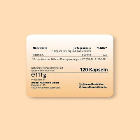 Liposomales Vitamin C - Brandl Nutrition