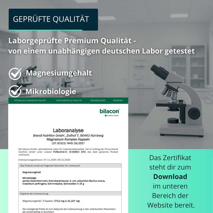 Magnesium Komplex Kapseln - Brandl Nutrition