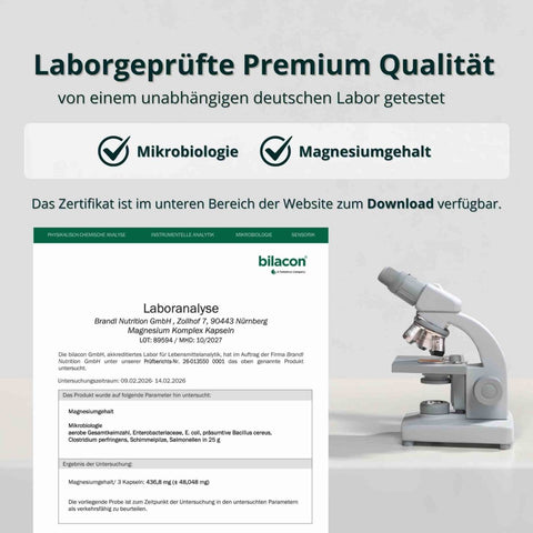 Magnesium Komplex Kapseln - Brandl Nutrition