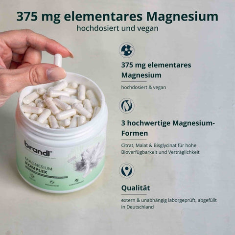 Magnesium Komplex Kapseln - Brandl Nutrition