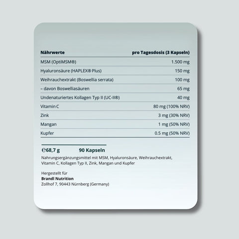 Mobility + Kapseln - Brandl Nutrition