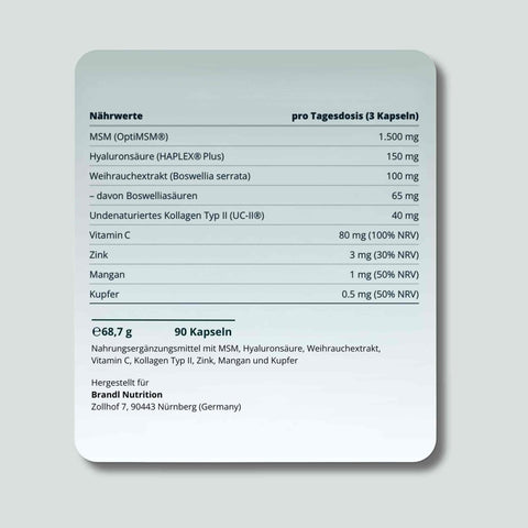 Mobility + Kapseln - Brandl Nutrition