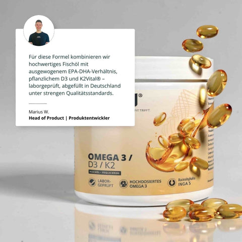 Omega 3/D3/K2 - Brandl Nutrition