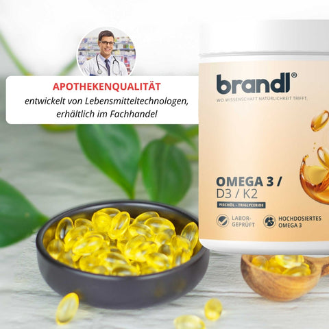 Omega 3/D3/K2 - Brandl Nutrition