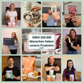Collage aus Kundenfotos mit brandl Produkten – über 250.000 Menschen lieben unsere Produkte