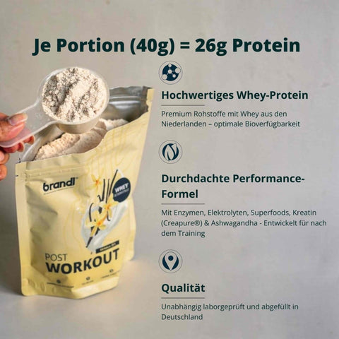 Post - Workout Whey 2.0 - Brandl Nutrition