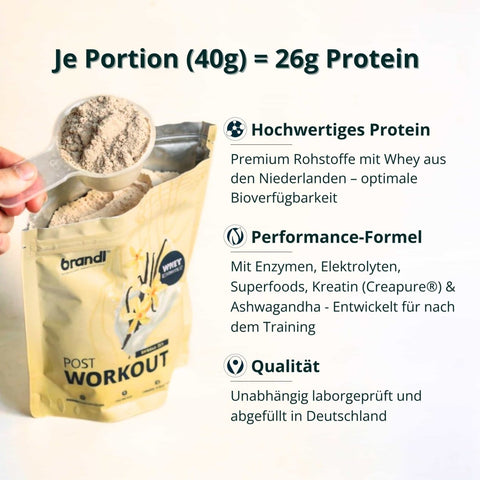 Post - Workout Whey 2.0 - Brandl Nutrition