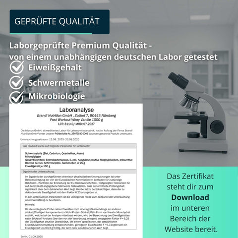 Post - Workout Whey 2.0 - Brandl Nutrition