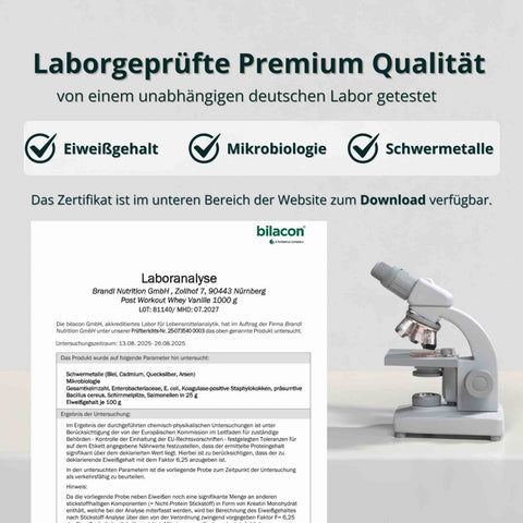 Post - Workout Whey 2.0 - Brandl Nutrition