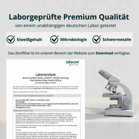 Post - Workout Whey 2.0 - Brandl Nutrition
