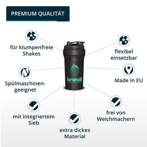 Premium - Shaker - Brandl Nutrition